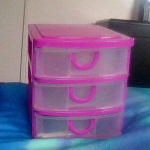 Plastic Mini Cosmetics Storage Container